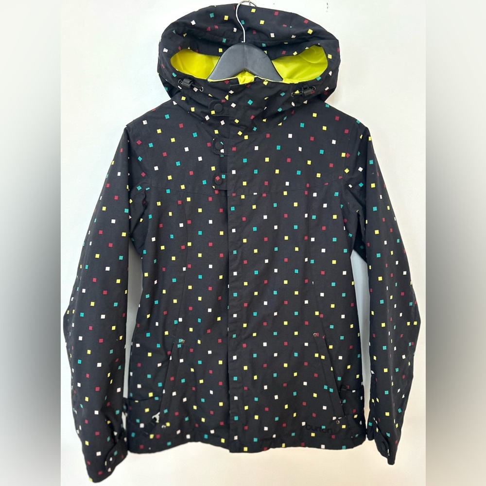 Burton DRYRIDE Snowboard Jacket Women’s S Waterproof Ski Insulated Retro Print